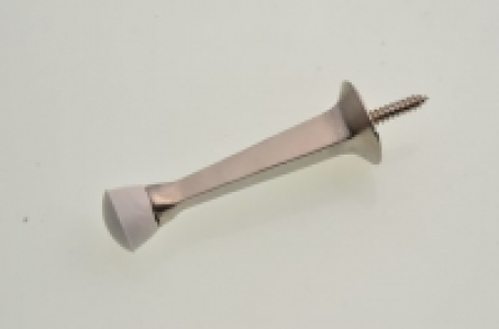 Wickes Solid Door Stop - Satin Nickel