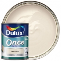 Wickes  Dulux Once Satinwood Natural Calico 750Ml
