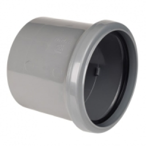 Wickes  FloPlast 110mm Single Socket Coupling - Grey