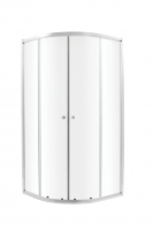 Wickes Chrome Quadrant Sliding Shower Enclosure - 800 x 800m