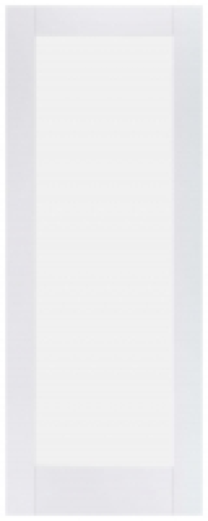 LPD Internal 1 Lite Pattern 10 Primed White Solid Core Door