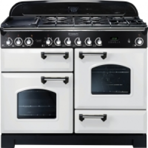 Rangemaster Classic Deluxe 110cm Dual Fuel Range Cooker - Wh