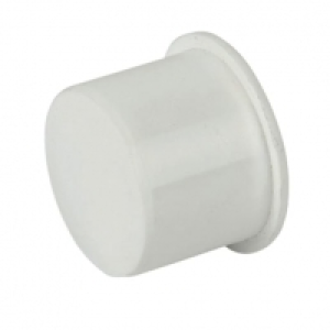 FloPlast WP31W Push-Fit Waste Socket Plug - White 40mm