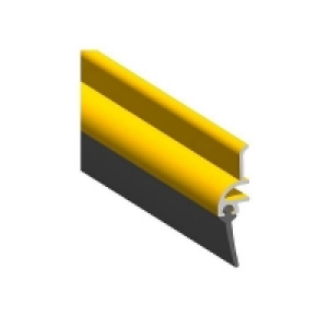 Stormguard Rubber Door Bottom Strip Draught Excluder - Gold  &pound;11.00