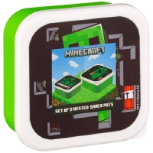 Minecraft Snack Tubs 2pk
