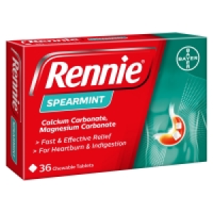 Rennie Spearmint Heartburn & Indigestion Relief Chewable Tab