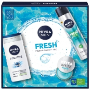 BMStores  Nivea Men Fresh & Smooth Gift Set 3pc