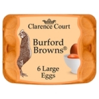 Morrisons  Clarence Court Burford Browns Large Free Range Eggs 6 pack