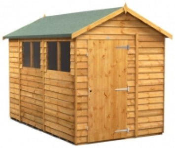 Power Sheds 10 x 6ft Apex Overlap Dip Treated Shed