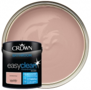 Crown Easyclean Mid Sheen Emulsion Bathroom Paint - Powdered