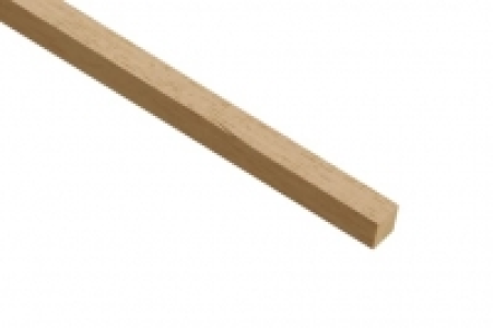 Wickes  Wickes Light Hardwood Stripwood Moulding (Par) - 12mm x 12mm