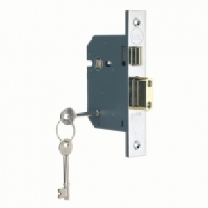 Wickes  Yale P-M550-CH-65 5 Lever Sashlock - Chrome 64mm