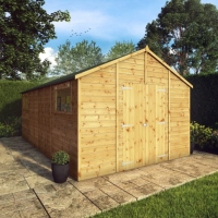 Wickes  Mercia 18 x 10ft Premium Shiplap Apex Workshop Timber Shed