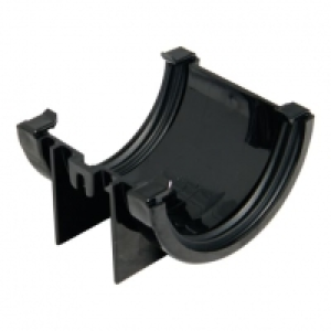 Wickes  FloPlast 76mm MiniFlo Gutter Union Bracket - Black