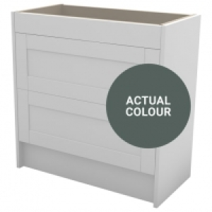 Wickes  Duarti By Calypso Highwood 800mm Slimline 2 Drawer Floor Sta