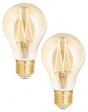 Wickes  4lite WiZ Connected LED SMART E27 Filament Light Bulbs - Amb