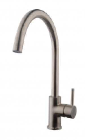 Wickes Fiora Monobloc Kitchen Sink Mixer Tap - Brushed Nicke