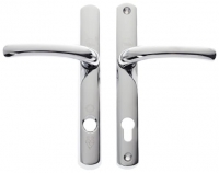 Wickes  Yale TS007 2 Platinum Security Door Handle - Polished Chrome