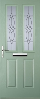 Wickes  Euramax 2 Panel 2 Square Right Hand Chartwell Green Composit