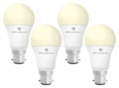 4lite WiZ Connected LED SMART B22 Light Bulbs - White - Pack