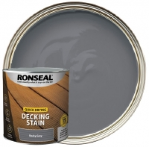 Ronseal Rocky Grey Quick Drying Decking Stain - 2.5L £27.00