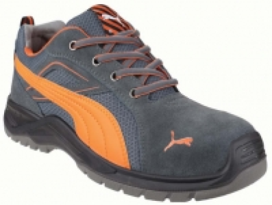 Wickes  PUMA Omni Flash Low Safety Trainer - Grey/Orange Size 9