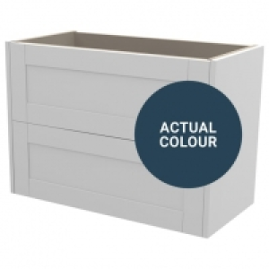 Wickes  Duarti By Calypso Highwood 800mm Slimline 2 Drawer Wall Hung