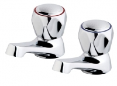 Wickes Trade Chrome Basin Taps