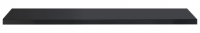 Wickes  Gloss Black Radiator Shelf - 18 x 150 x 900mm