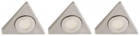 Wickes  Culina Faro 1.5W CCT LED Triangular Cabinet Lights - Pack of