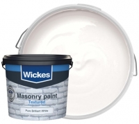 Wickes  Wickes Masonry Textured Pure Brilliant White 5L