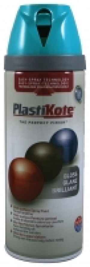 Wickes  Plastikote Multi-surface Spray Paint - Gloss Exotic Sea 400m