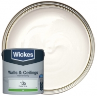 Wickes  Wickes Frosted White - No.135 Vinyl Silk Emulsion Paint - 2.