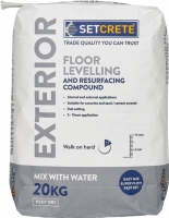 Wickes  Setcrete Exterior Floor Levelling Compound - 20kg