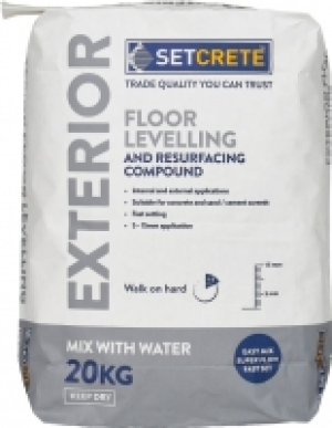 Wickes  Setcrete Exterior Floor Levelling Compound - 20kg