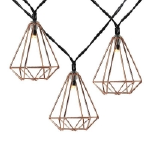10 Solar Diamond String Lights £7.00