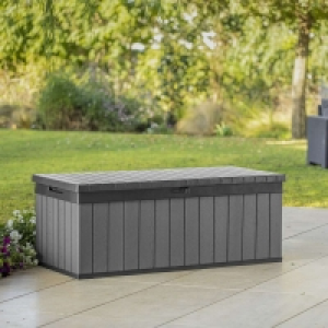 Keter Darwin Garden Deck Storage Box 380 Litres - Black/Grap £75.00