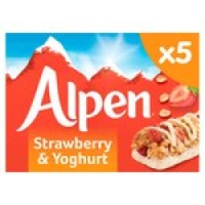 Alpen Cereal Bars Strawberry & Yoghurt £1.00