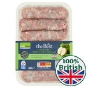 Morrisons The Best Thick Pork & Bramley Apple Sausages £2.75