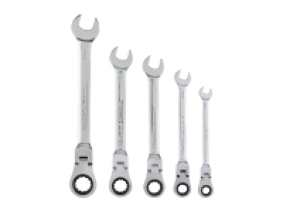 Parkside Flexi-Head Ratchet Spanner Set