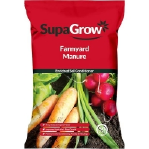 SupaGrow Farmyard Manure - 50L &pound;4.95