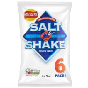 BMStores  Walkers Salt & Shake Potato Crisps 6pk