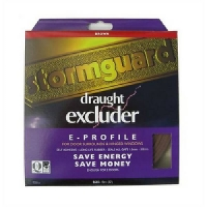 Stormguard E Profile Self-Adhesive Rubber Draught Excluder - £10.00