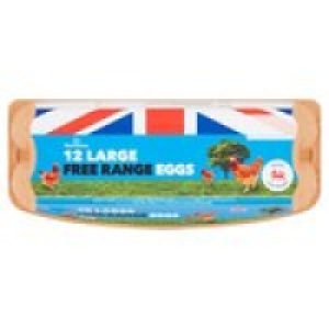 Morrisons Large Free Range Eggs 12 pack £2.25