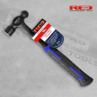 InExcess  Red Pro Tools Drop Forged High Carbon Steel Ball Pein Hammer