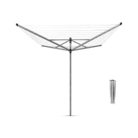 RobertDyas  Brabantia Lift-O-Matic 50m 4-Arm Rotary Airer with Ground Sp