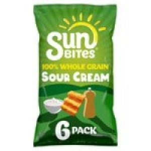 Sunbites Sour Cream Multipack Snacks  &pound;1.75
