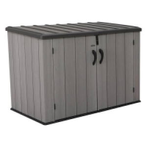 Homebase  Lifetime Horizontal Plastic Outdoor Storage Shed