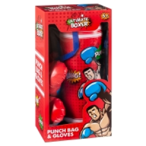 Kids Ultimate Boxer Punch Bag - Red