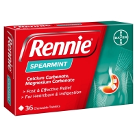 BMStores  Rennie Spearmint Heartburn & Indigestion Relief Chewable Tab